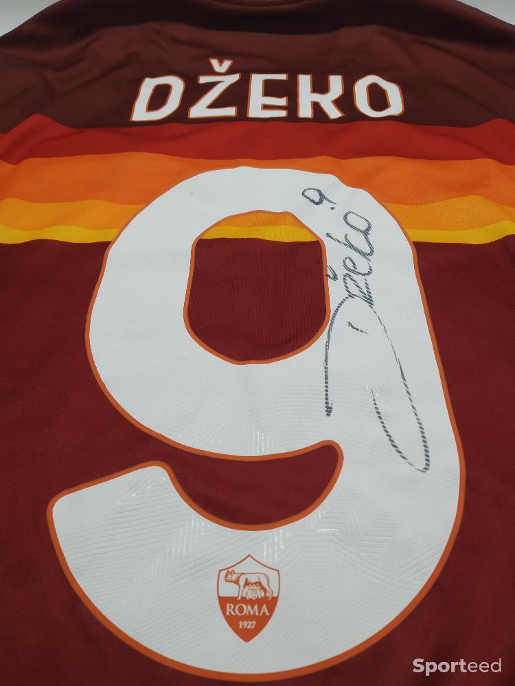 Football - Maillot AS Roma signé par Edin Dzeko avec certificat - photo 3