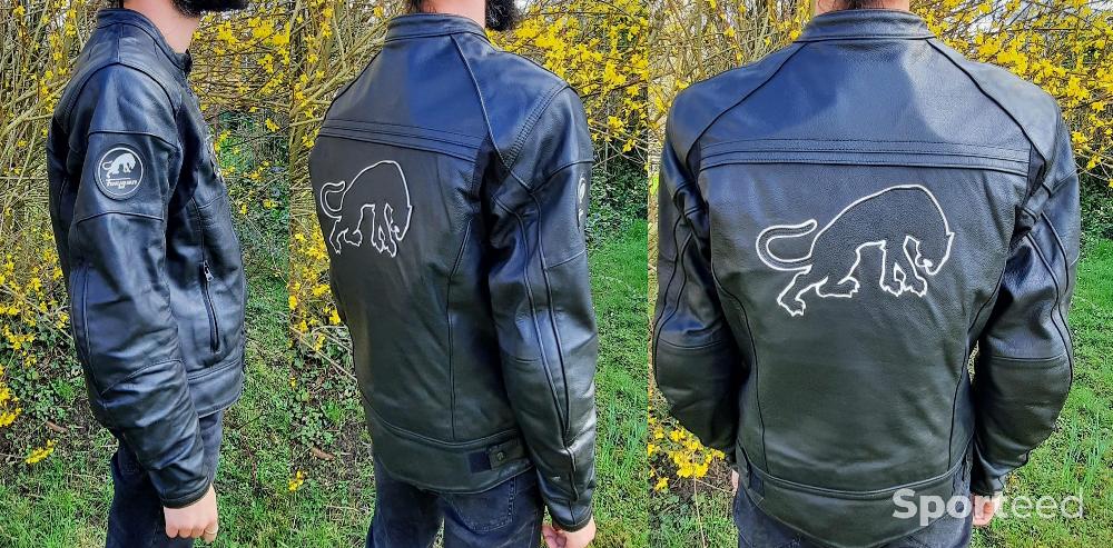 Moto route - Blouson Furygan cuir - photo 2