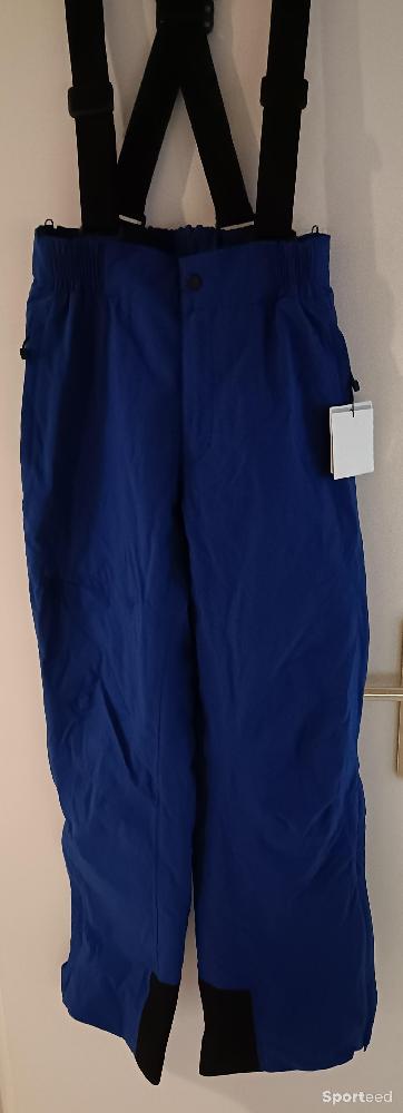 Alpinisme - Goldwin Pantalon de ski Full zip pant JR 160 CM Bleu  - photo 1