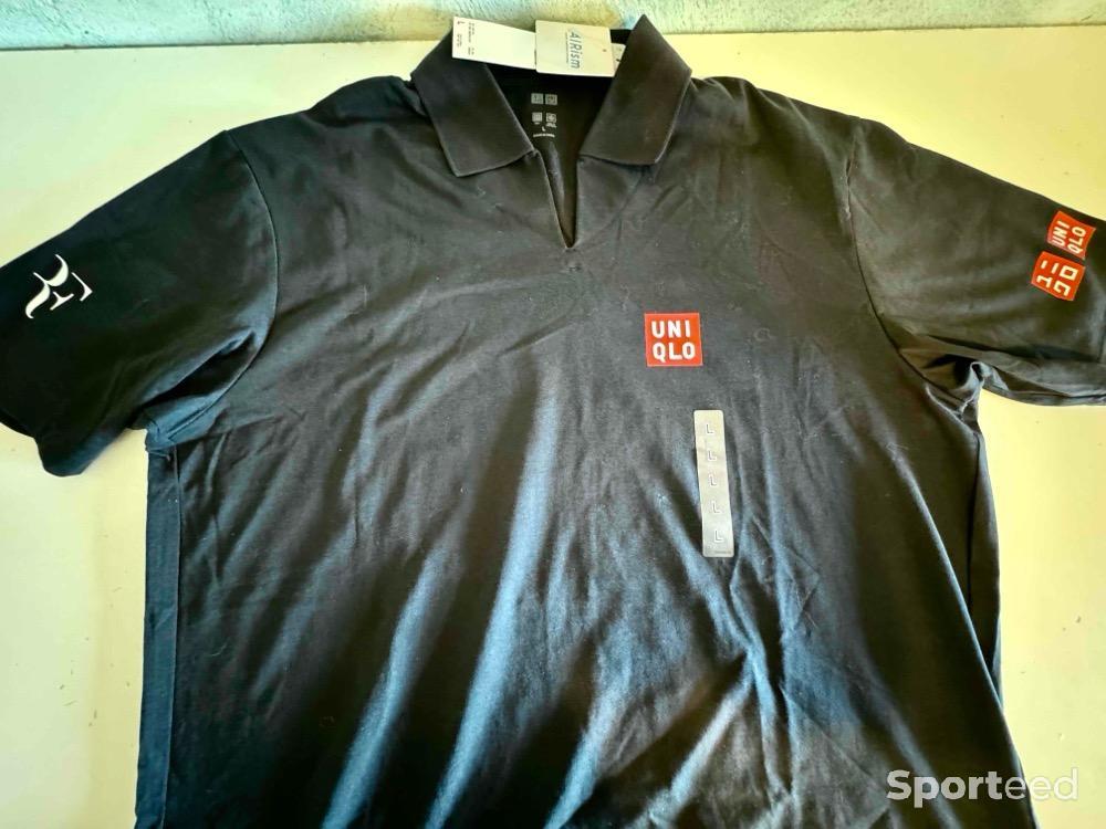Tennis - Federer polo noir - photo 1