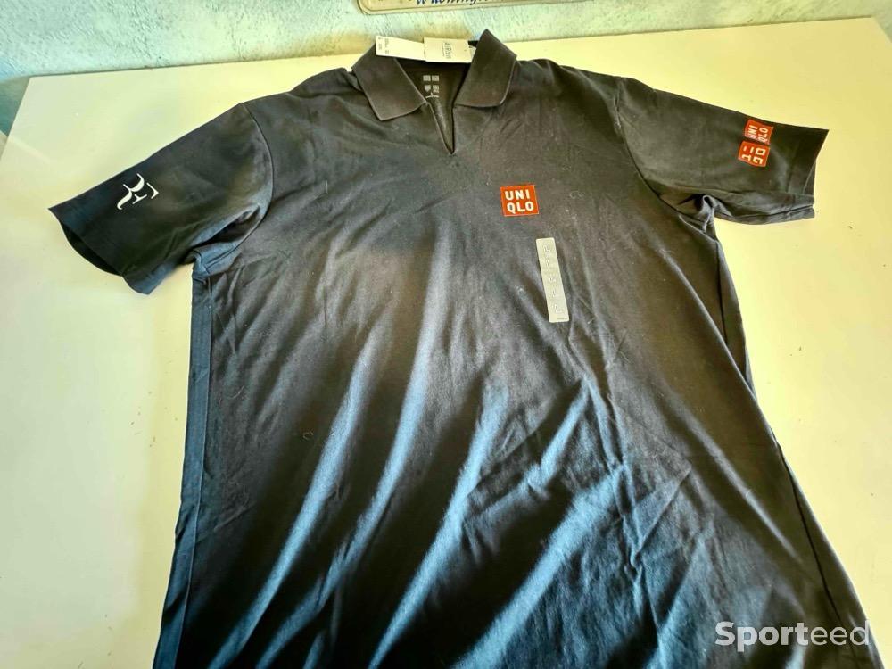Tennis - Federer polo noir - photo 2
