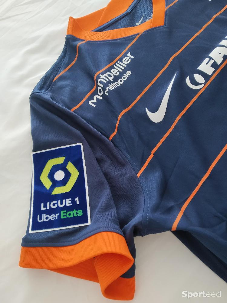 Football - Maillot Porté par Mavididi du Montpellier HSC - photo 4