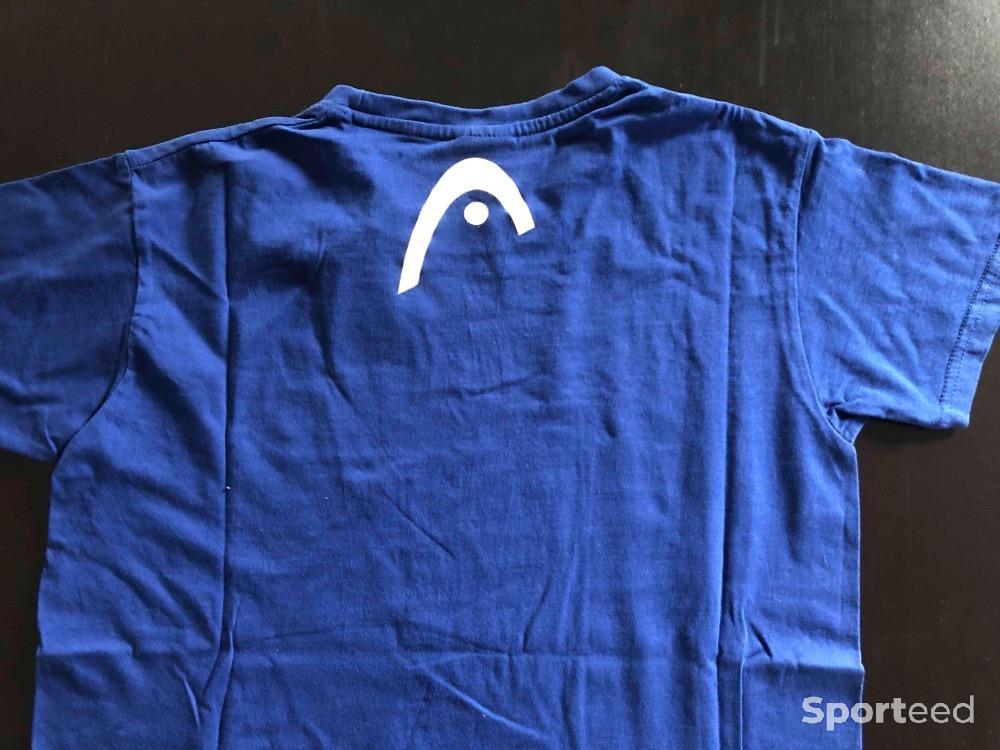 Tennis - T-shirt HEAD bleu taille S - photo 3