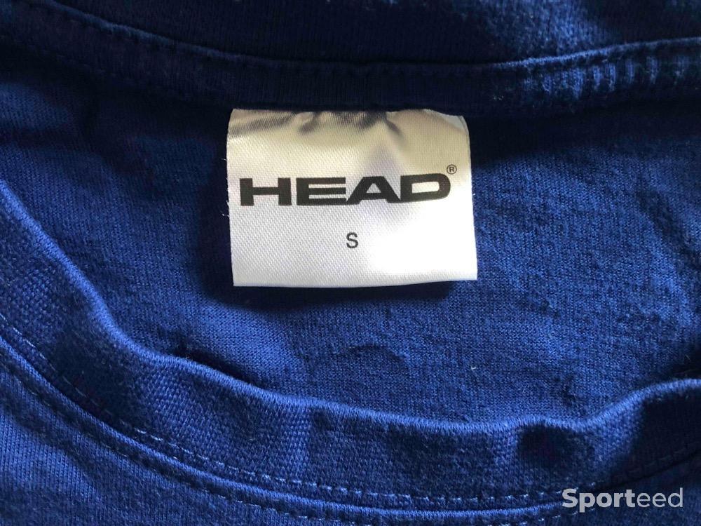 Tennis - T-shirt HEAD bleu taille S - photo 4