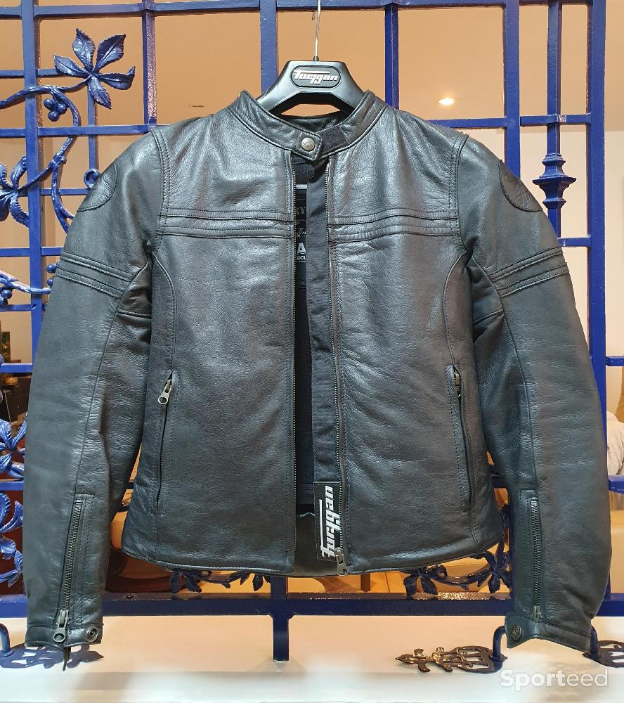 Moto route - Blouson moto FURYGAN cuir femme  - photo 1