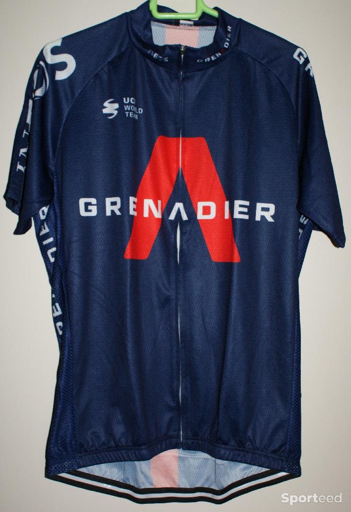 Vélo route - Maillot vélo manches courtes - team 'Ineos Grenadier' - bleu marine - taille xxl - photo 1