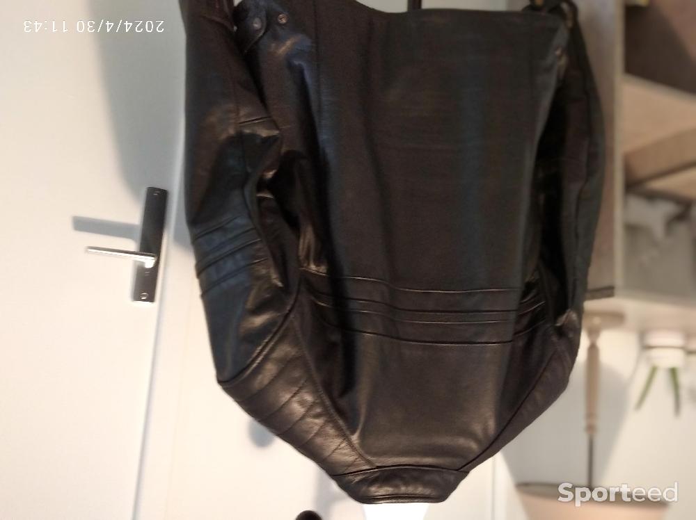 Moto route - veste en cuir moto - photo 2