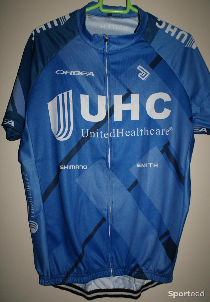 Vélo route - Maillot vélo été manches courtes, homme, team 'UHC', xxl, bleu - photo 1