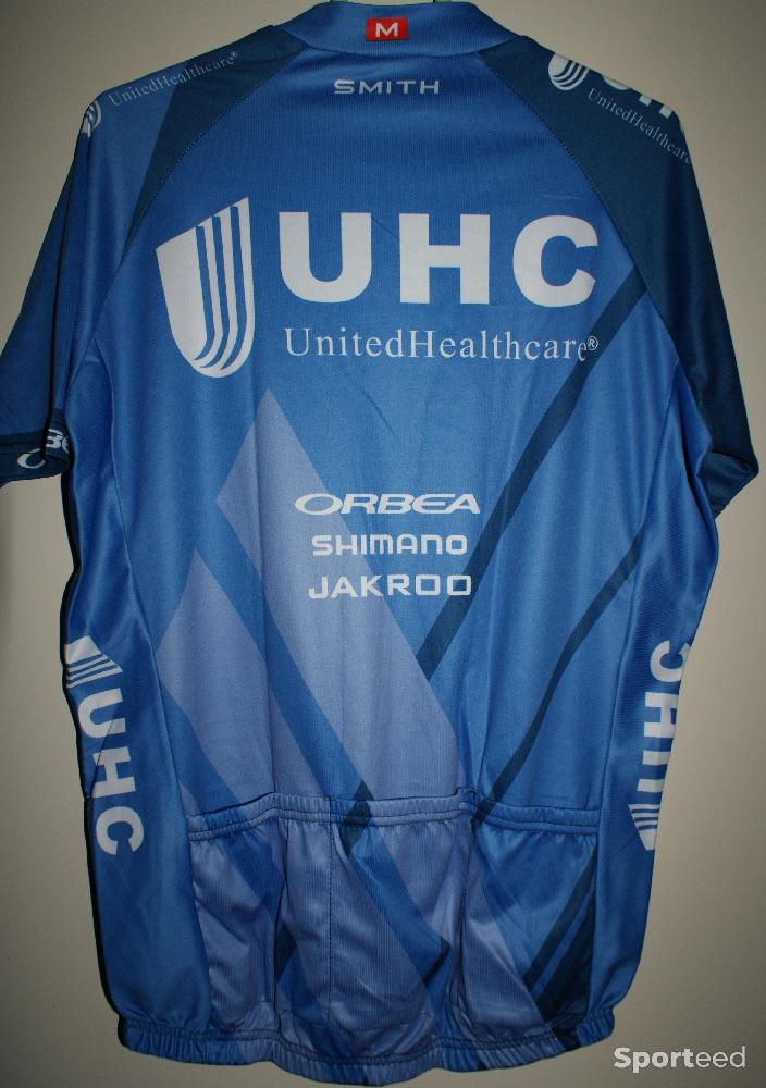 Vélo route - Maillot vélo été manches courtes, homme, team 'UHC', xxl, bleu - photo 2