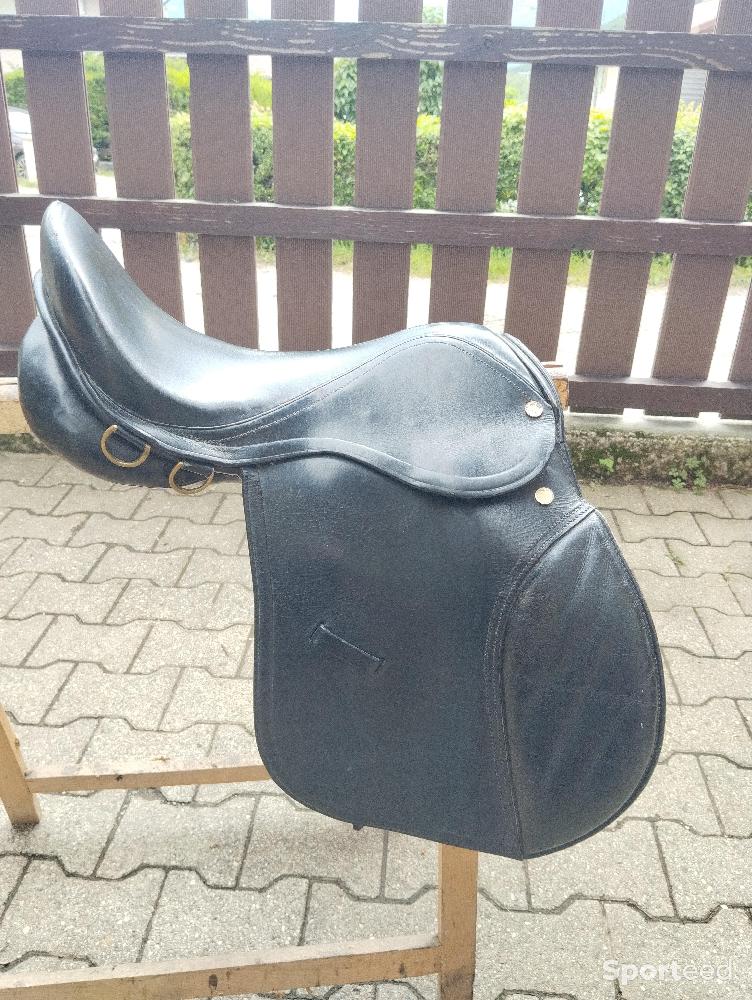 Equitation - Selle mixte cuir noir 17 - photo 2