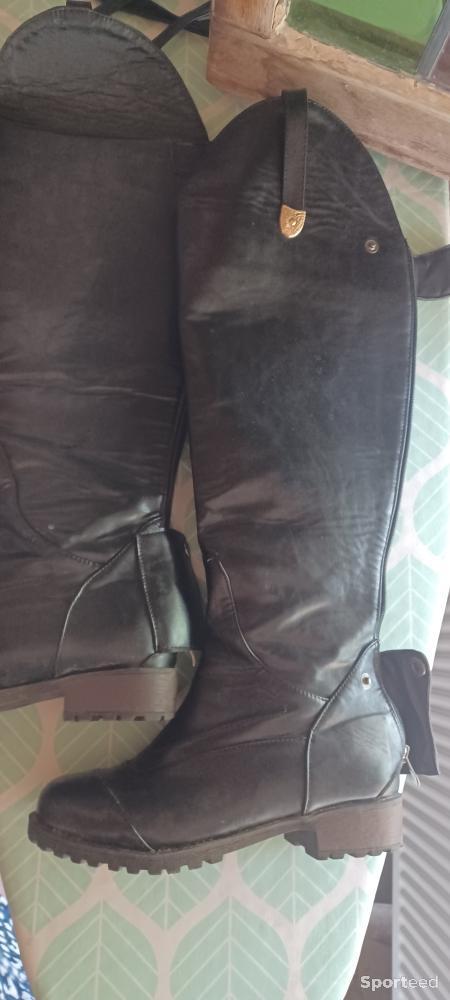 Equitation - Bottes taille 38 + bombe 50 euros à Zellik  - photo 1