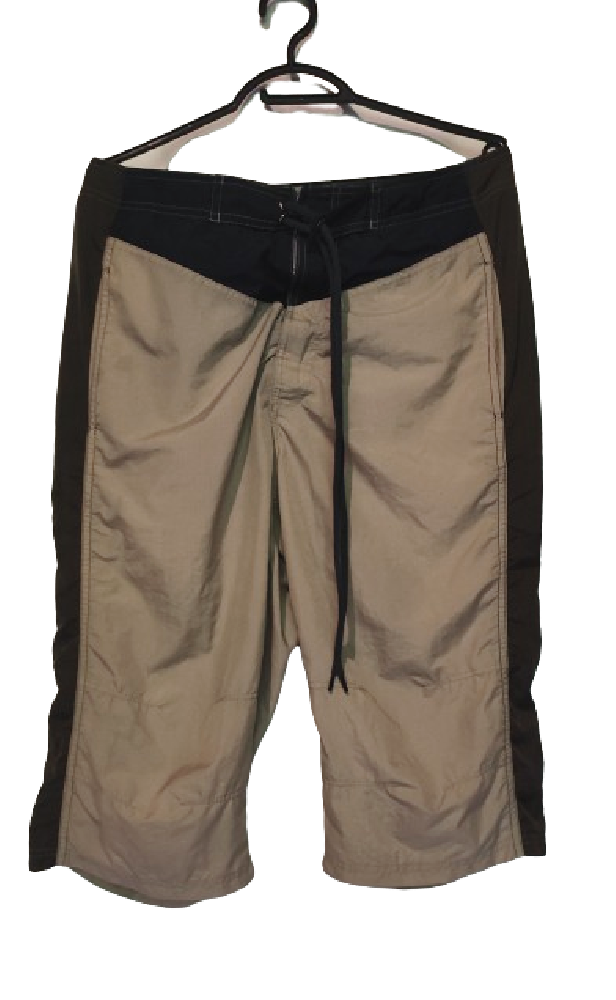 Sportswear - Short long homme, bleu marine, marron et beige  - photo 1