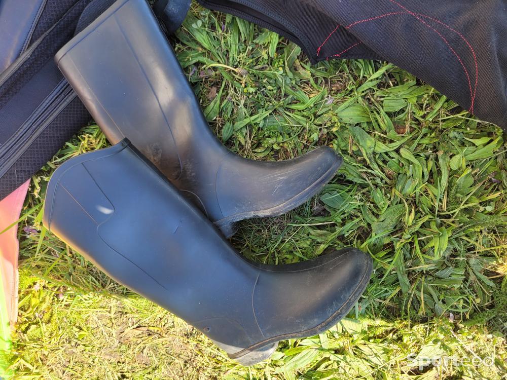 Equitation - Botte équitation caoutchouc enfants  - photo 1