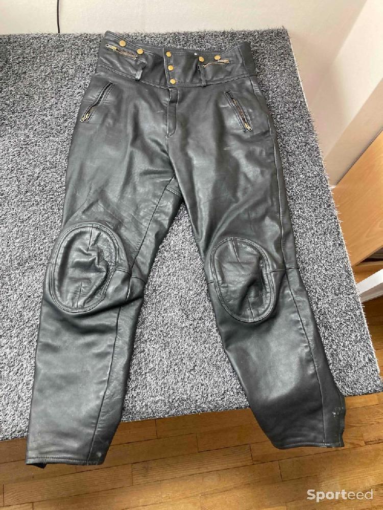 Moto route - Pantalon moto cuir homme  - photo 5