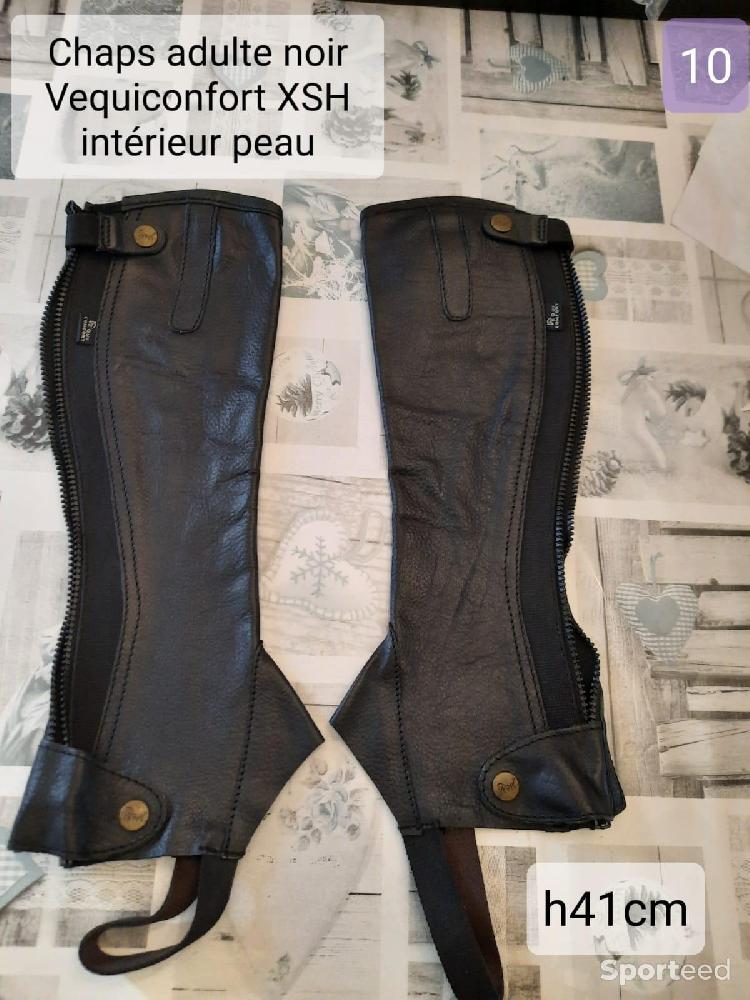 Equitation - Chaps Equiconfort Gotha adulte noire taille XSH  - photo 1