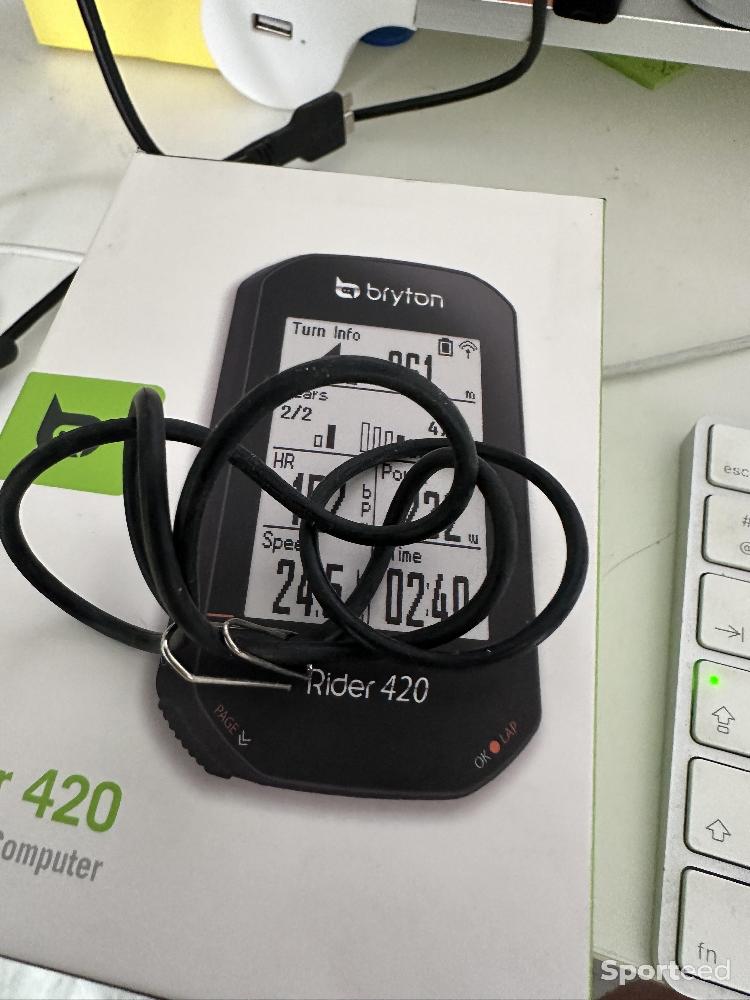 Accessoires électroniques - COMPTEUR GPS BRYTON 420 SE - photo 2
