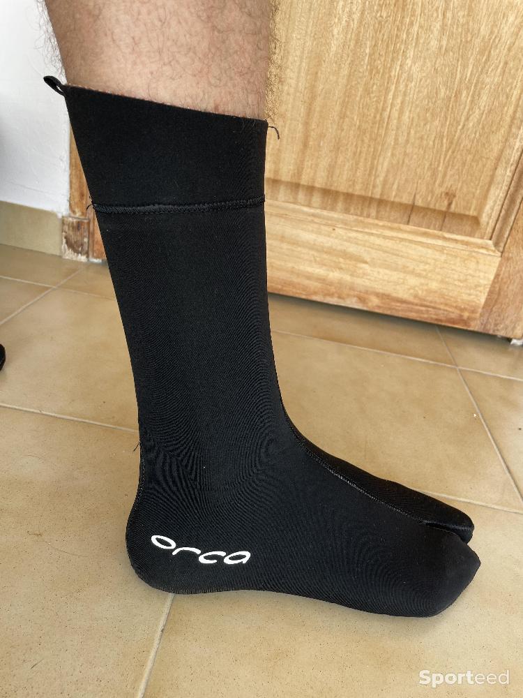 Triathlon - Chaussons de nage en néoprène marque Orca, taille XXL, en parfait état - photo 3