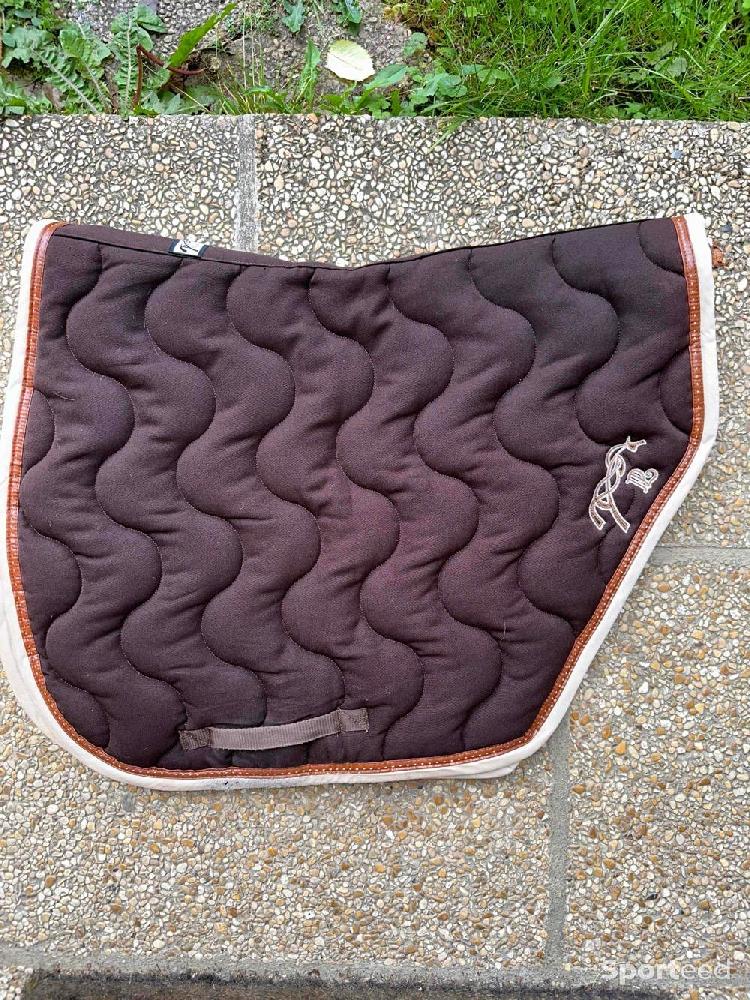 Equitation - Tapis Pénélope Leprevost coupe sport marron  - photo 1