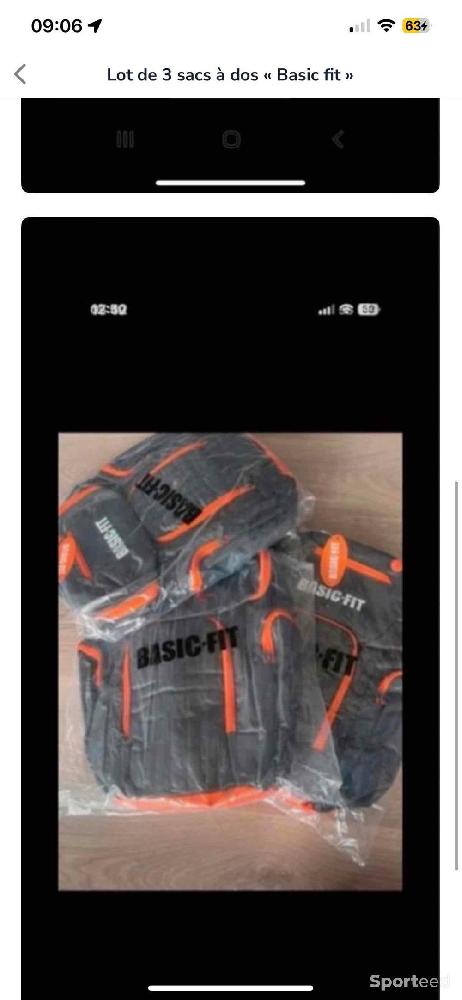 E-Sport - Lot de 3 sacs à dos « Basic fit »  - photo 1