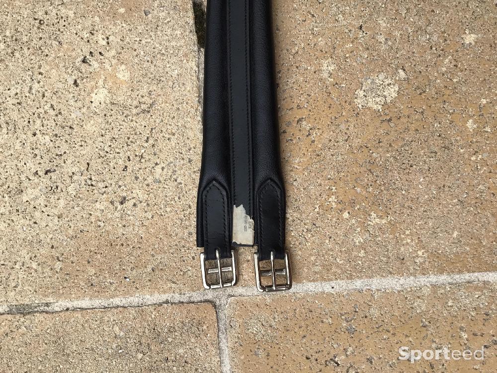 Equitation - Sangle 125 cuire noir  - photo 3