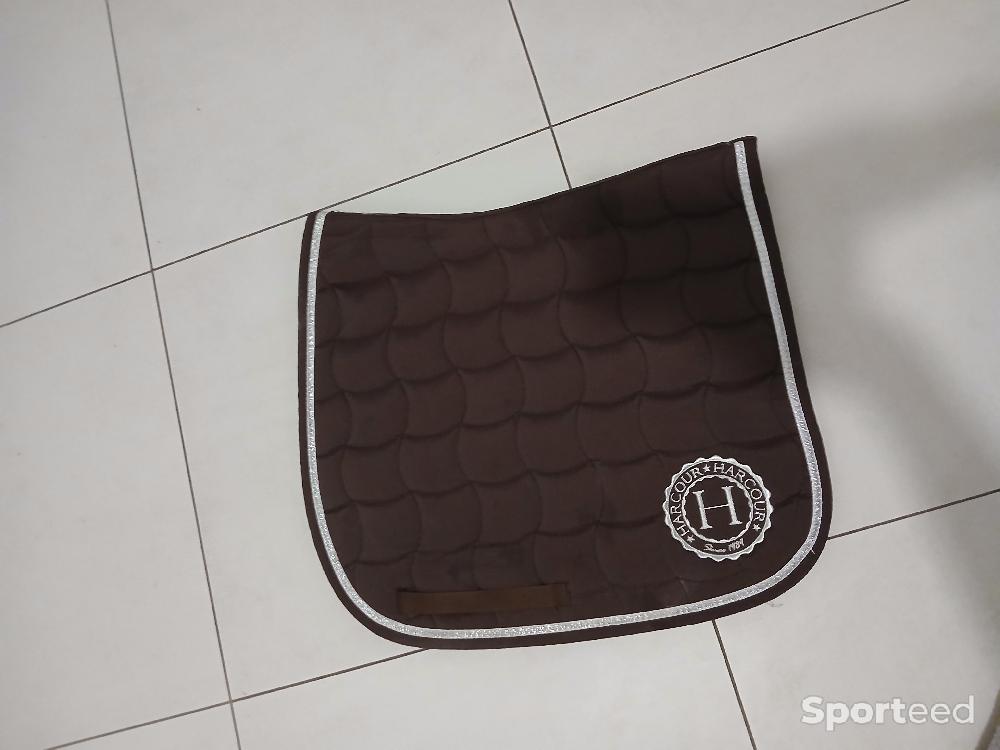 Equitation - Tapis brun, Harcour taille cheval, coupe dressage. - photo 1