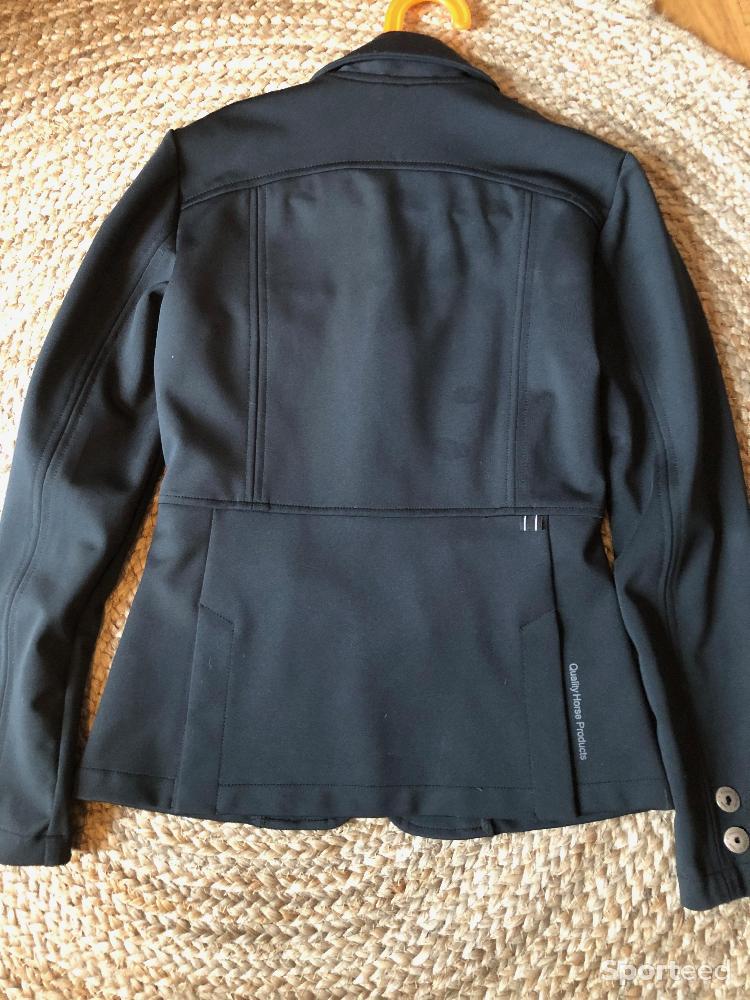 Equitation - Veste de concours équitation QHP noire 152 cm TBE - photo 4