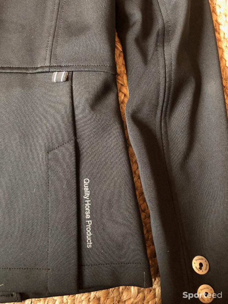 Equitation - Veste de concours équitation QHP noire 152 cm TBE - photo 5