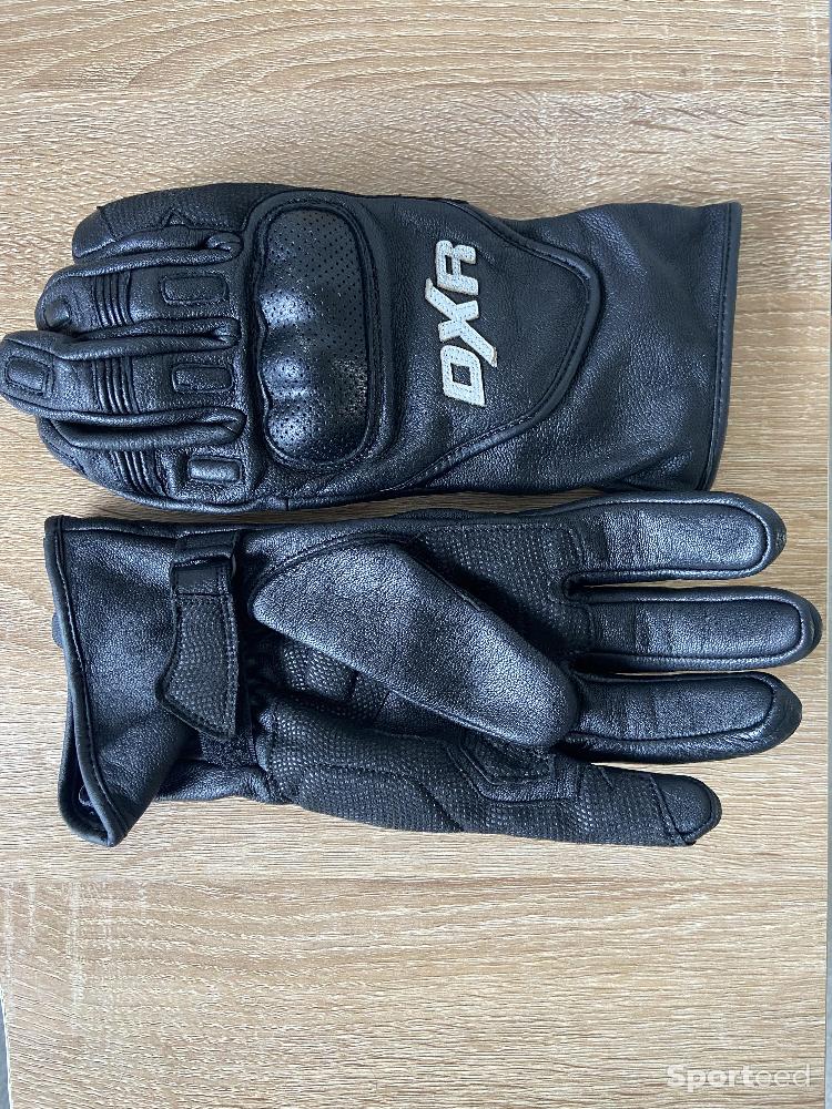 Moto route - Gants DXR TTR NOIR CE - NEUF (Jamais porté) - photo 1