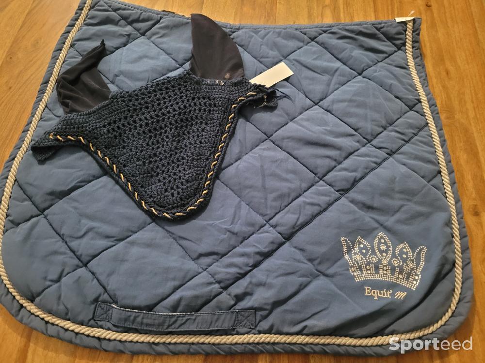 Equitation - Lot tapis + bonnet  - photo 3