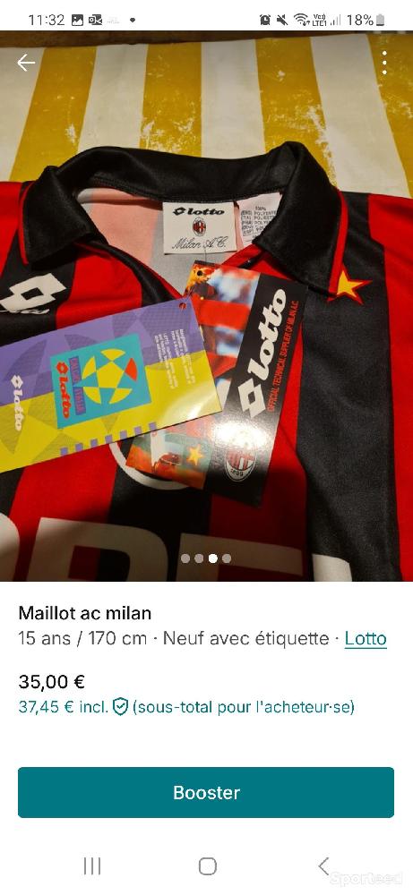 Football - Maillot ac milan - photo 2