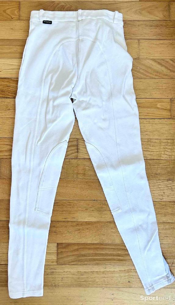 Equitation - Pantalon de concours blanc fouganza - photo 2