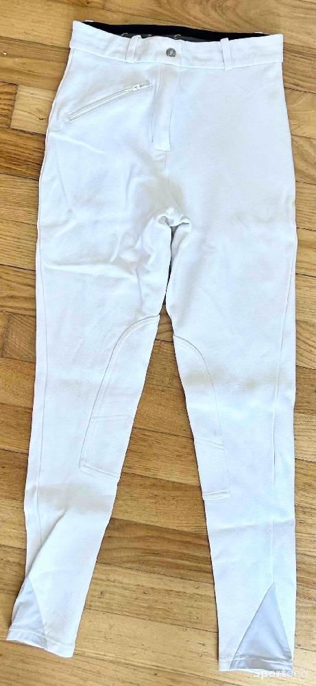 Equitation - Pantalon de concours blanc fouganza - photo 3