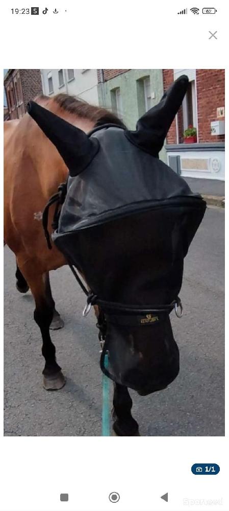 Equitation - Masque anti mouche  - photo 1