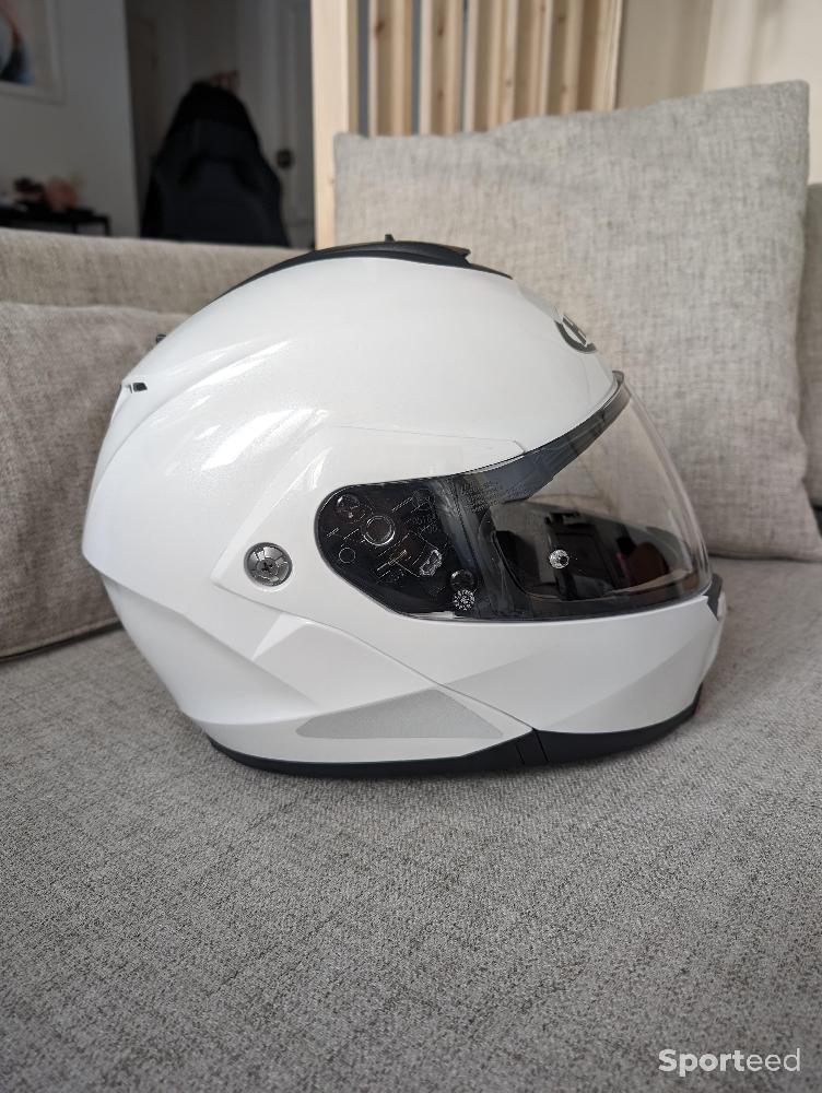 Moto route - Casque HJC modulable C91 blanc XXL - photo 2