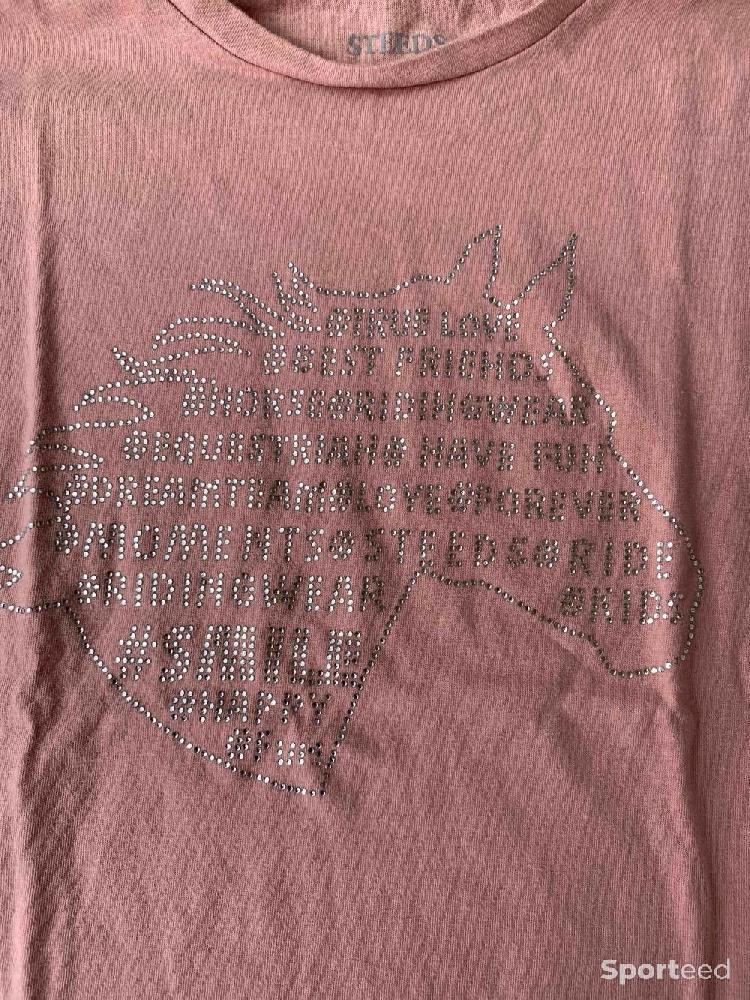 Equitation - T shirt rose - photo 2