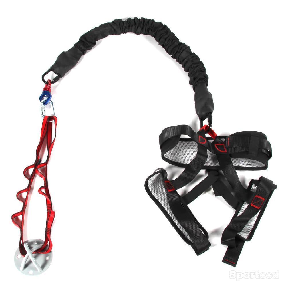 Musculation - Harnais de résistance, élastique bungee fitness en nylon + x mount - photo 1