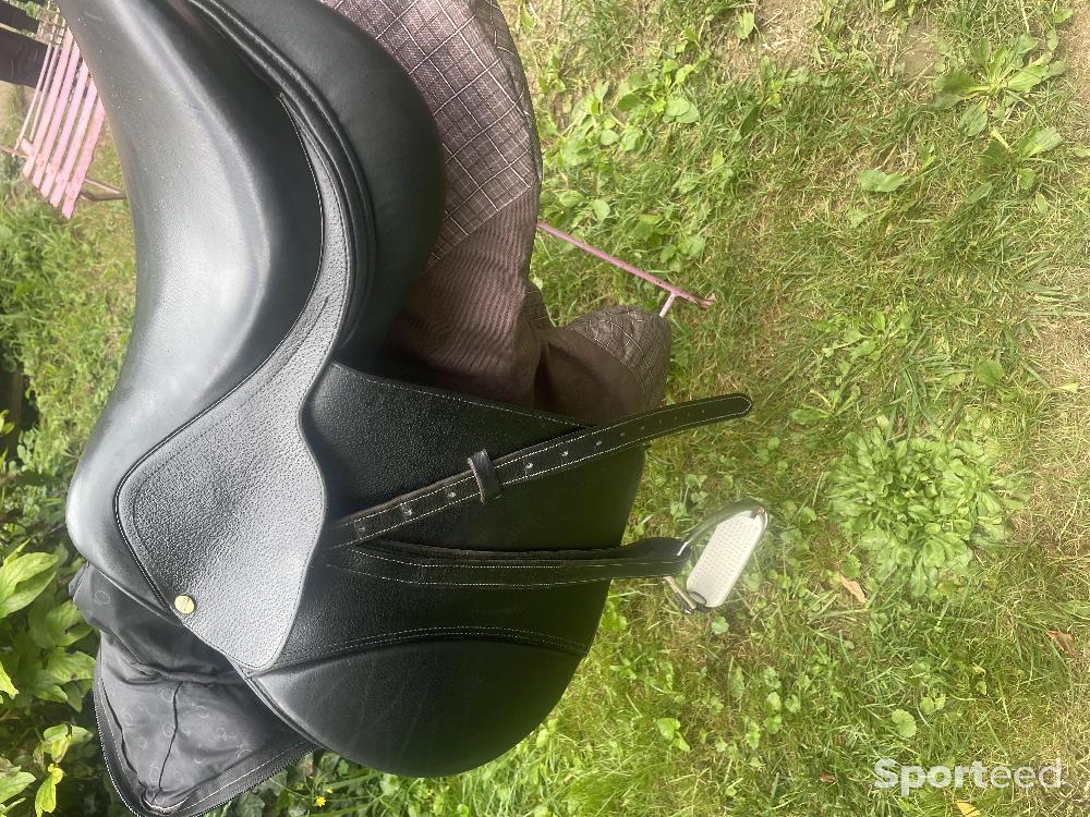 Equitation - Selle Henri de Rivel advantage cuir noir  - photo 5