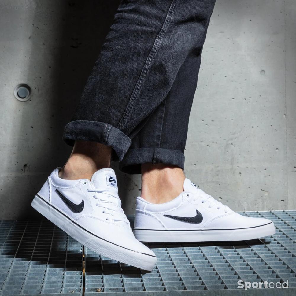 Sportswear - Baskets chaussures Nike NB blanches neuves  - photo 2