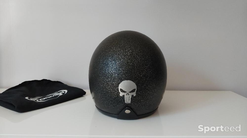 Moto route - Casque moto jet custom - photo 2