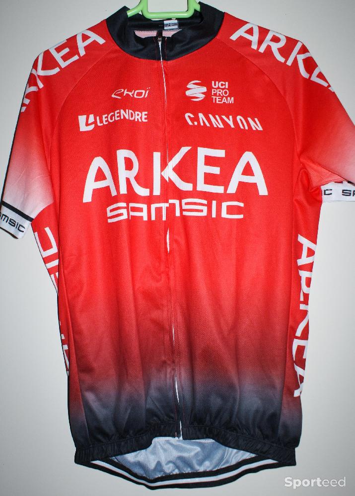 Vélo route - Maillot vélo été manches courtes - homme - xxl - rouge - team 'ARKEA' - photo 1