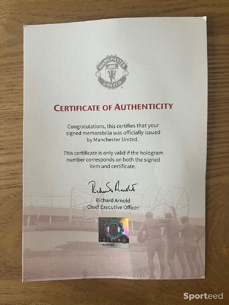 Football - Martinez Manchester United official signed shirt with COA - photo 4