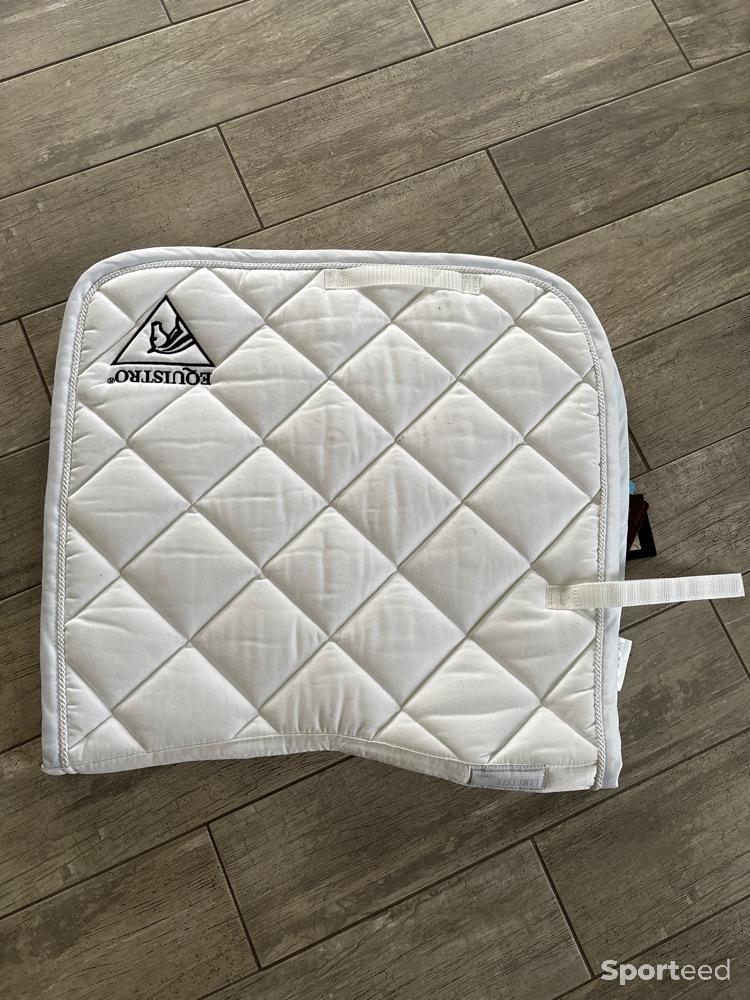 Equitation - Tapis de selle cheval dressage  Lami Cell blanc neuf  - photo 3