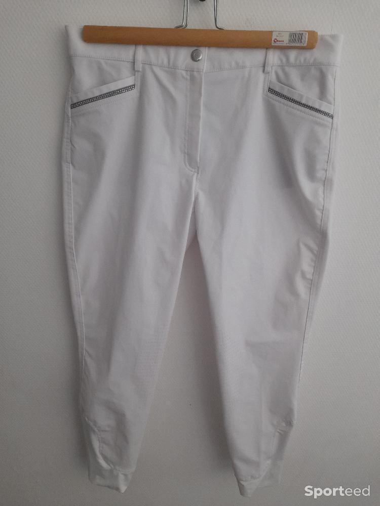 Equitation - Pantalon equitheme blanc taille 44 - photo 1