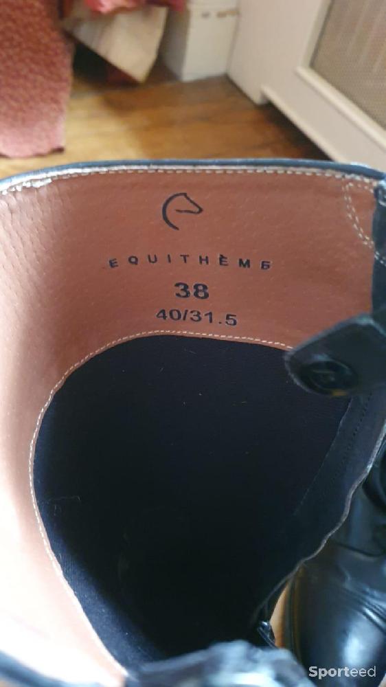 Equitation - Bottes Equitheme taille 38/S - photo 3