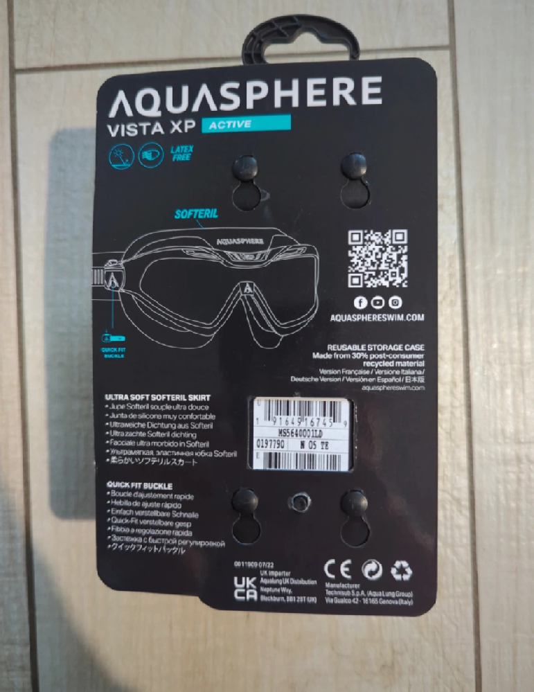 Sauvetage sportif - Lunettes/masque de natation Aquasphere Vista XP Active neuves - photo 5