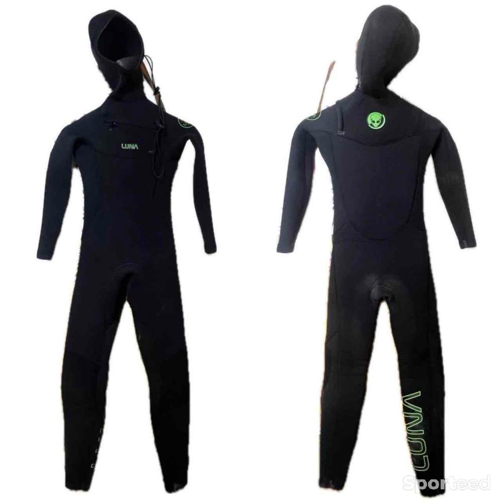 Kitesurf - Combi Yamamoto LUNASURF neuve 4/4mm (6mm sur torse) unisex 12ans  - photo 1