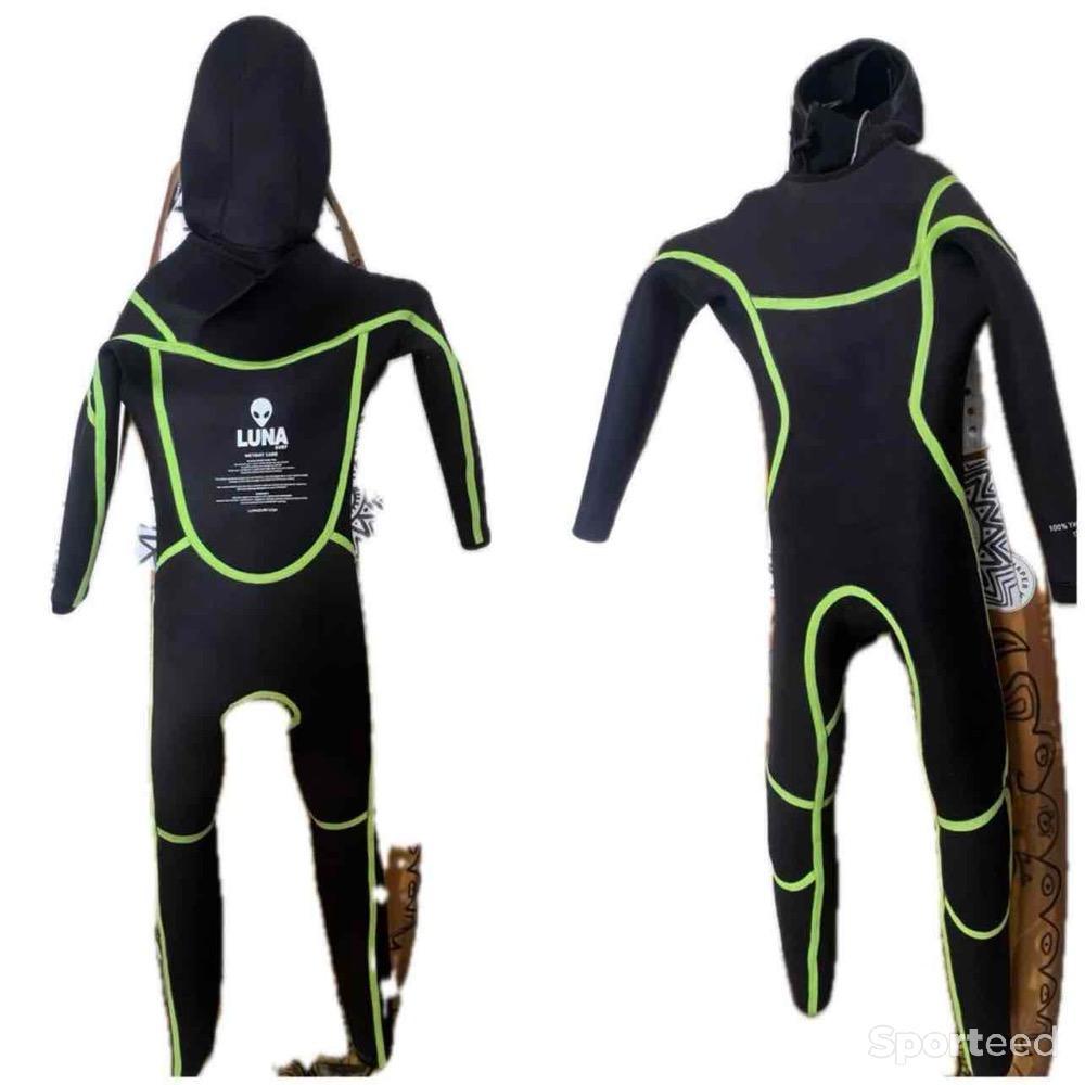 Kitesurf - Combi Yamamoto LUNASURF neuve 4/4mm (6mm sur torse) unisex 12ans  - photo 2