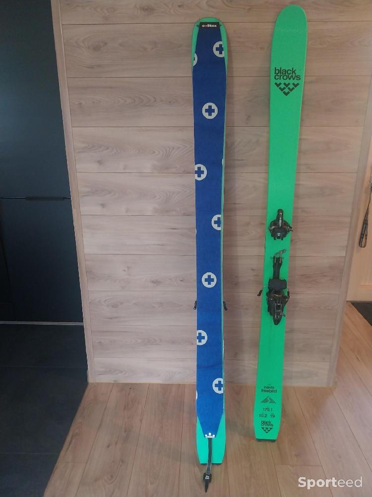 Ski alpin - Skis Black Crows Navis Freebird + Peaux Colltex - photo 3