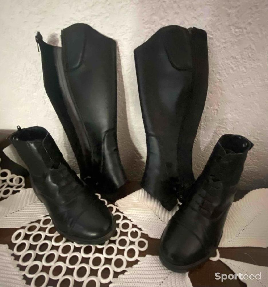 Equitation - Bottines taille 38 + chaps  - photo 1