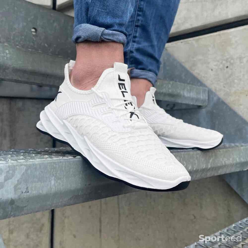 Sportswear - Baskets Chaussures Jelex Homme Blanche - photo 1